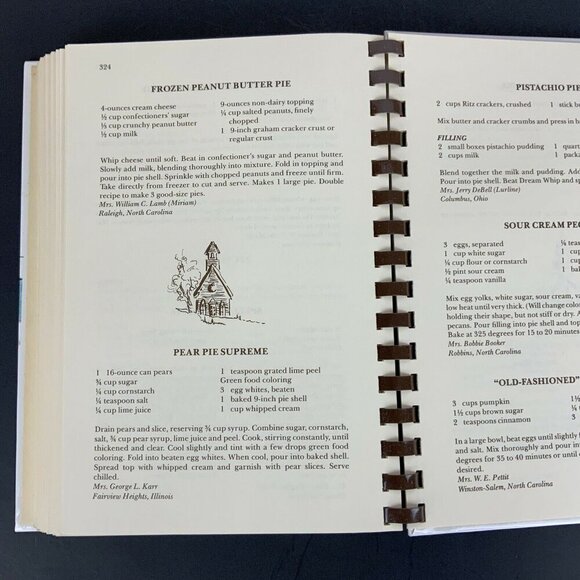 Vintage The Pastors Wives Cookbook 1978 By Sybil DuBose Spiral Bound Wimmer - Picture 12 of 12